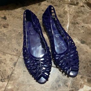 AMERICAN APPAREL JELLY LATICE SANDALS